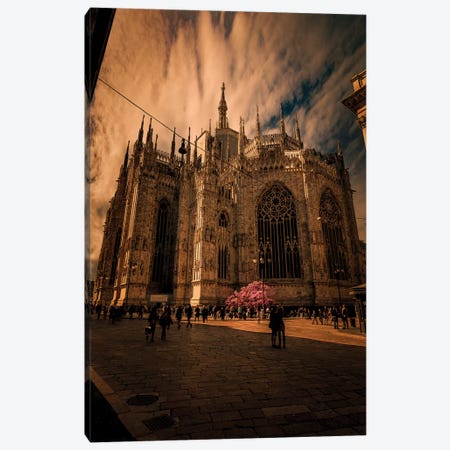 Duomo Milano, Spring Canvas Print #ENZ62} by Enzo Romano Canvas Wall Art