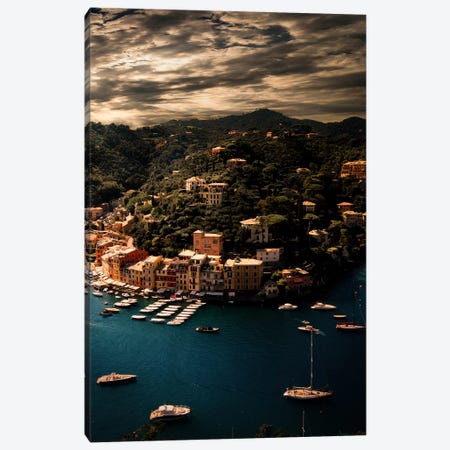 Portofino  Canvas Print #ENZ84} by Enzo Romano Art Print
