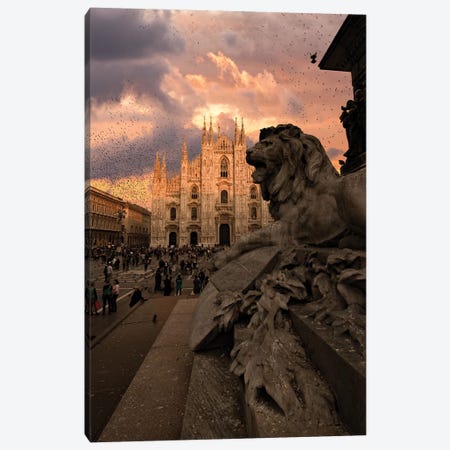 Duomo Canvas Print #ENZ89} by Enzo Romano Canvas Wall Art