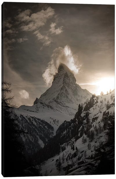 Zermatt Canvas Art Print - Enzo Romano