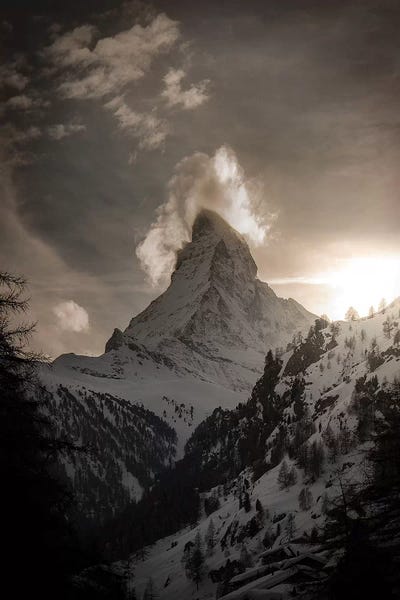 Atmospheric Photography: Zermatt Peak by Enzo Romano