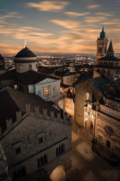 Lombardy: Bergamo Alta V by Enzo Romano
