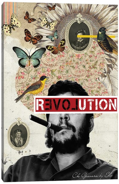 Che Canvas Art Print - Smoking Art