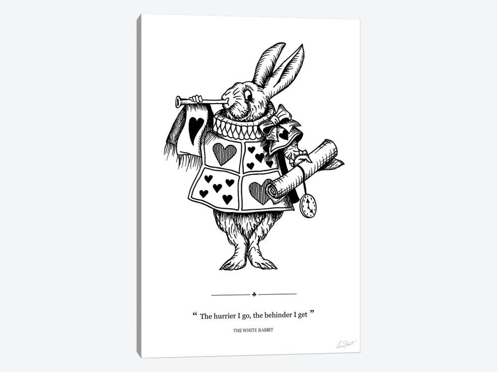 Alice in Wonderland The White Rabbit by Eleanor Stuart 1-piece Canvas Art