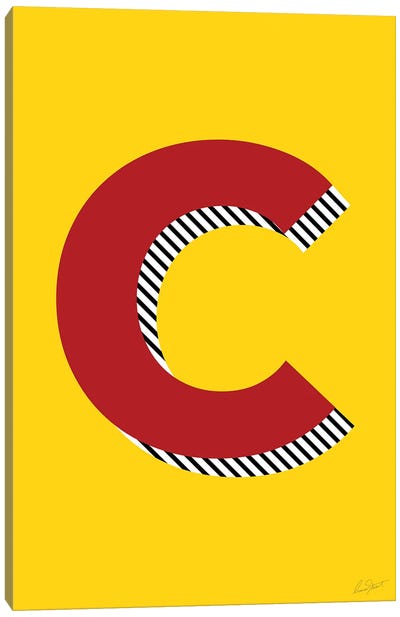 Letter C Canvas Art Print - Letter C