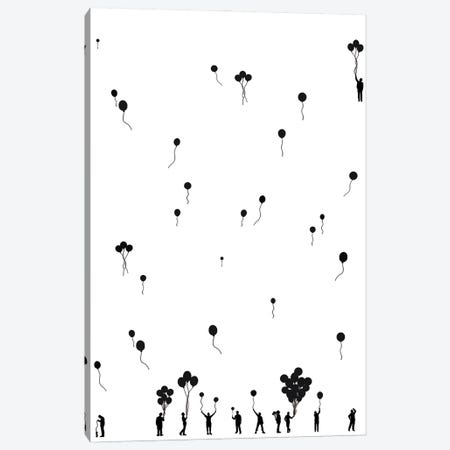 The Balloon People Canvas Print #EOR47} by Eleanor Stuart Canvas Wall Art
