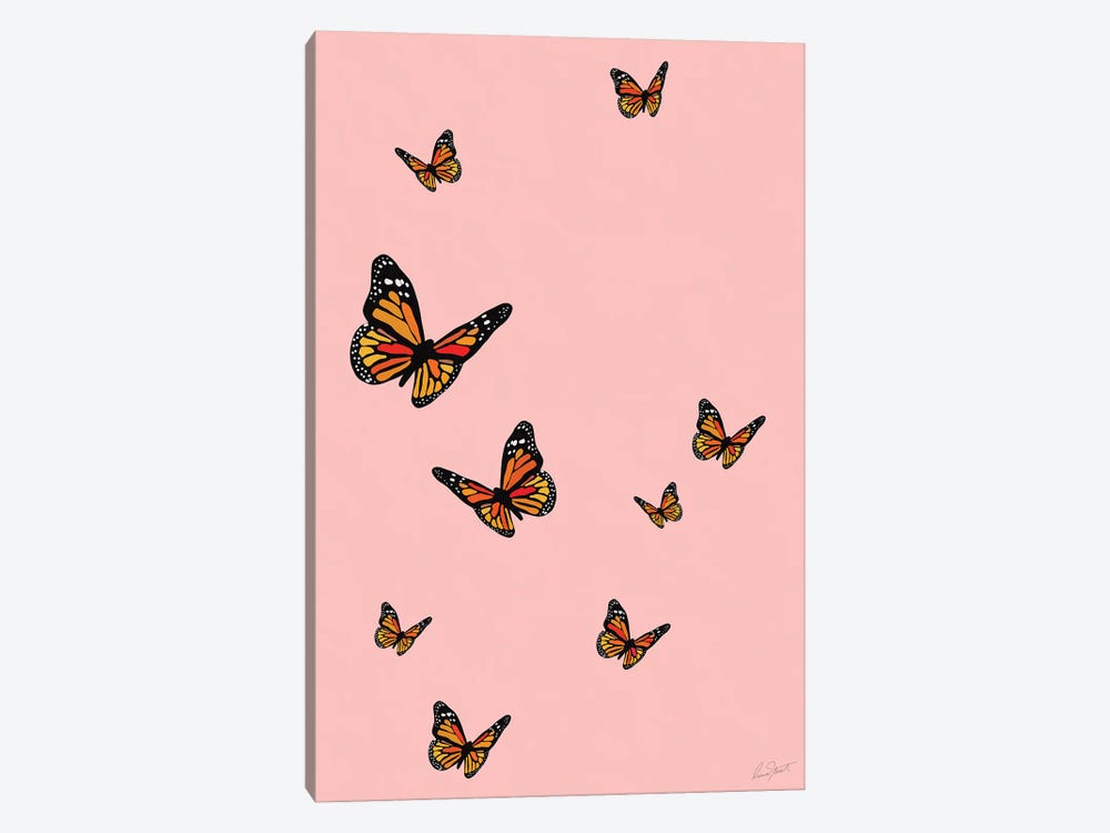 Butterflies by Eleanor Stuart 1-piece Canvas Art Print