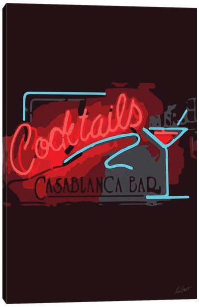 Cocktails Canvas Art Print - Signs