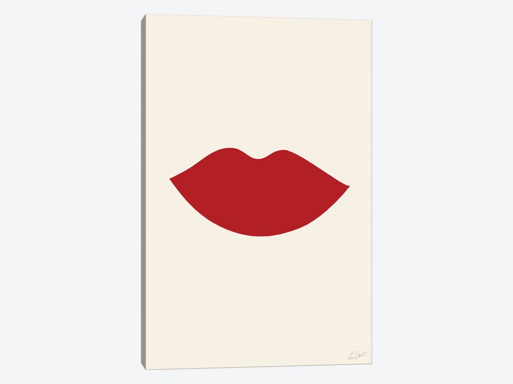 Abstract Lips by Eleanor Stuart 1-piece Art Print