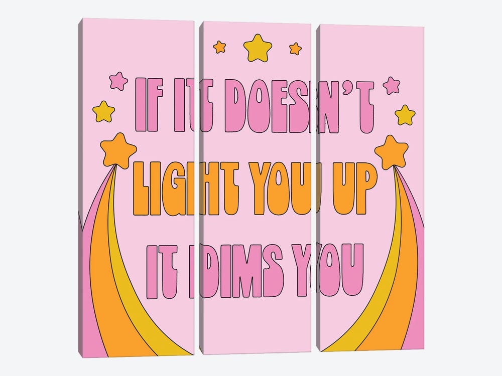 Light You Up by Exquisite Paradox 3-piece Canvas Art