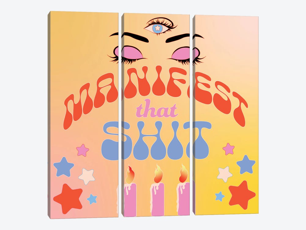 Manifest It by Exquisite Paradox 3-piece Canvas Wall Art