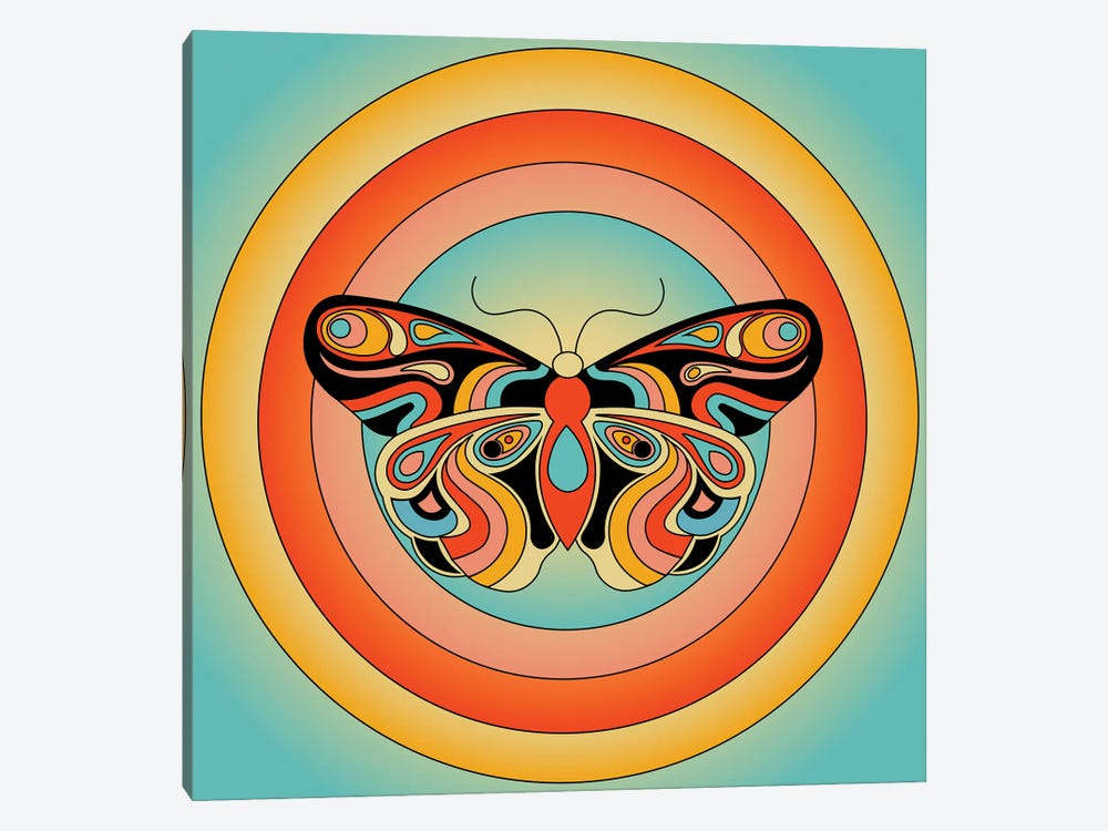 Butterfly by Exquisite Paradox 1-piece Canvas Art Print