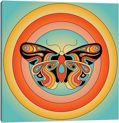 Butterfly Canvas Art Print - Exquisite Paradox