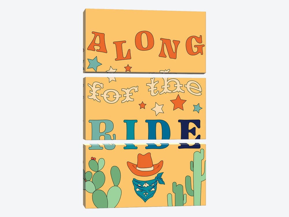 Along For The Ride by Exquisite Paradox 3-piece Canvas Print