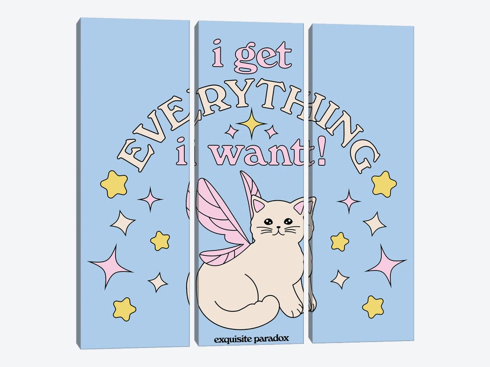 Everything I Want by Exquisite Paradox 3-piece Canvas Artwork