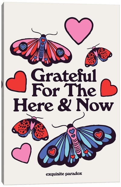 Grateful Moths Canvas Art Print - Walls That Talk