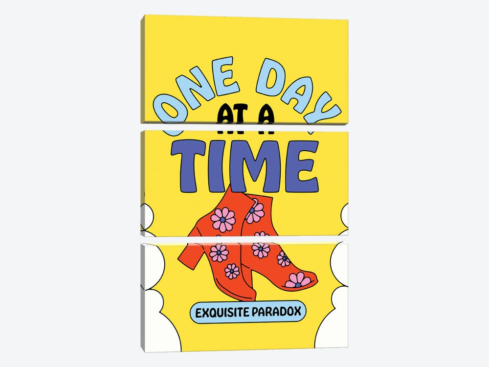 One Day At A Time by Exquisite Paradox 3-piece Canvas Art