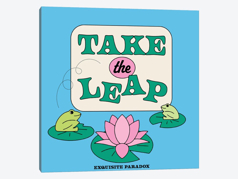 Take The Leap by Exquisite Paradox 1-piece Canvas Print