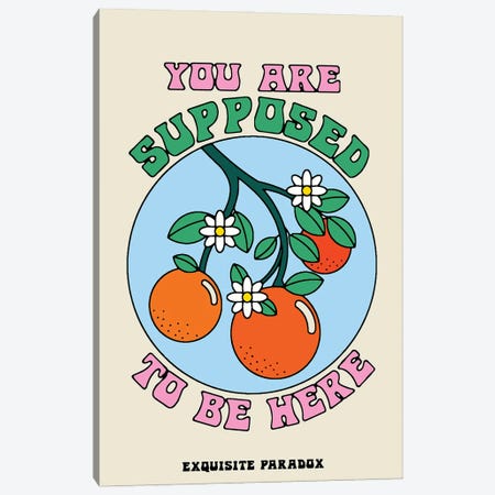 Encouraging Oranges Canvas Print #EPA67} by Exquisite Paradox Canvas Wall Art