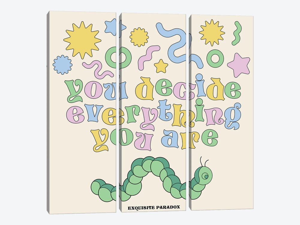 Everything You Are by Exquisite Paradox 3-piece Canvas Art Print