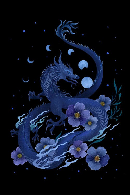 Year Of Dragon by Episodic Drawing wall art