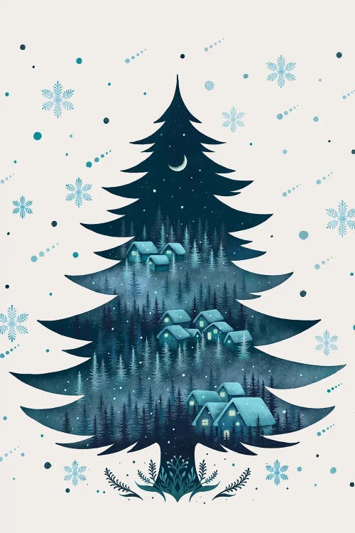 Silent Night by Episodic Drawing wall art