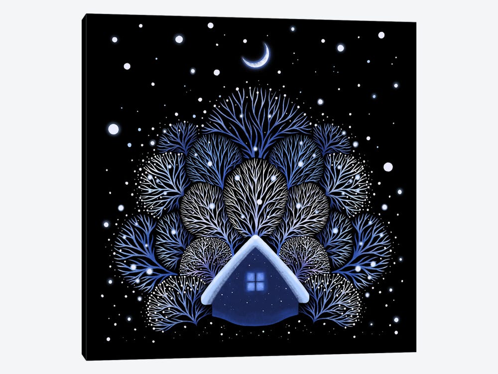 Snow House by Episodic Drawing 1-piece Art Print