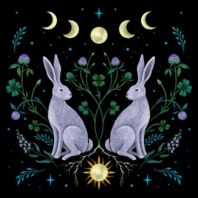 Year Of Rabbit by Episodic Drawing wall art