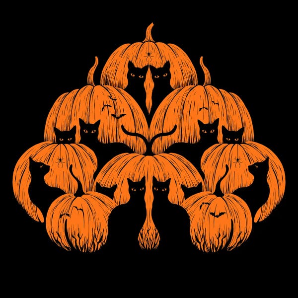 Cats: Pumpkin Cat by Episodic Drawing