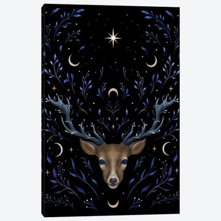 Deer Dream Canvas Print #EPD40} by Episodic Drawing Canvas Art