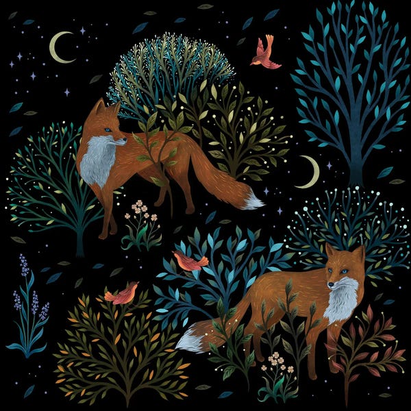 Cardinals: Forest Foxes by Episodic Drawing
