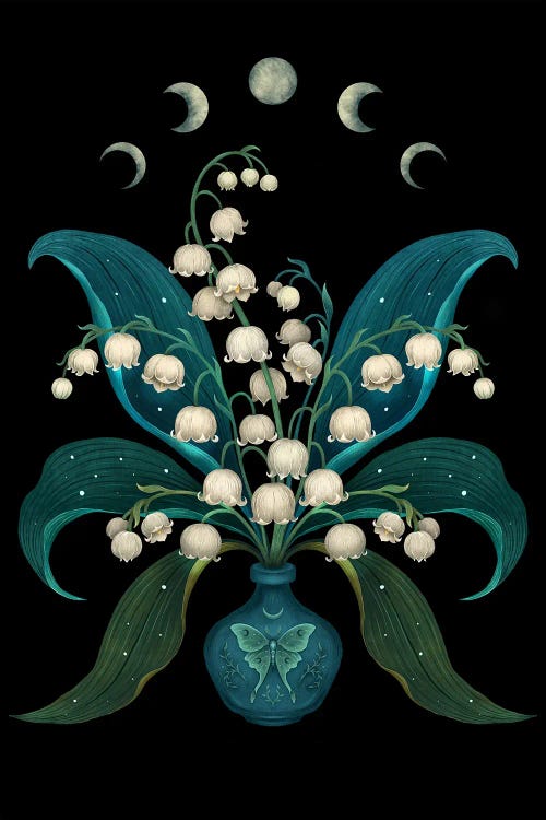 Lily Of The Valley May Flower by Episodic Drawing wall art