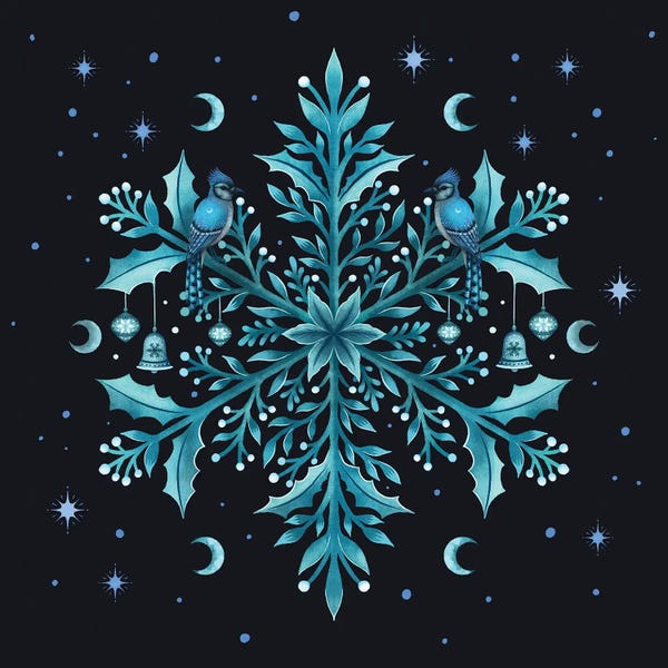 Snow: Floral Snowflake by Episodic Drawing
