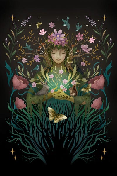 Butterflies and Flowers: Spring Goddes by Episodic Drawing