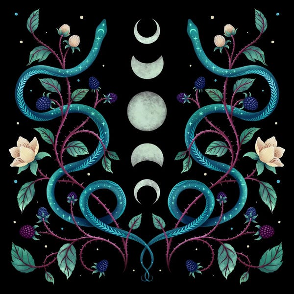 Snakes: Serpent Moon by Episodic Drawing
