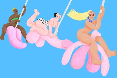 Love Ride by Cépé canvas print