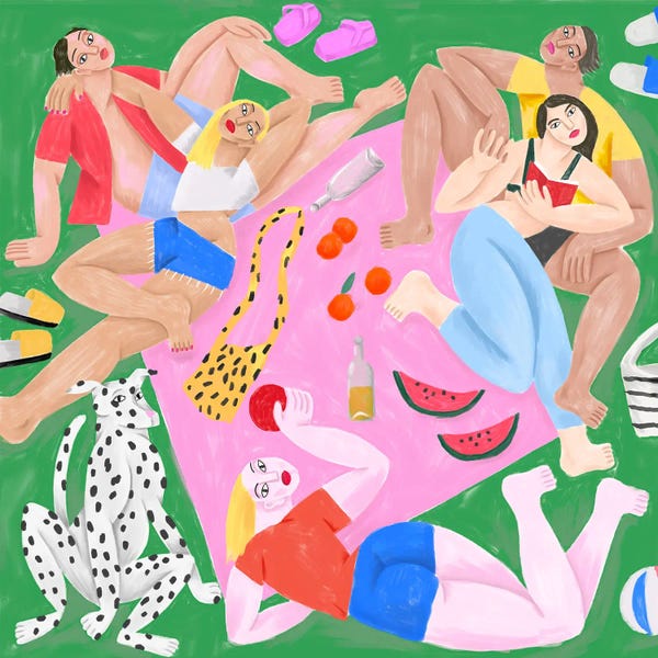 Entanglements: On The Grass by Cépé