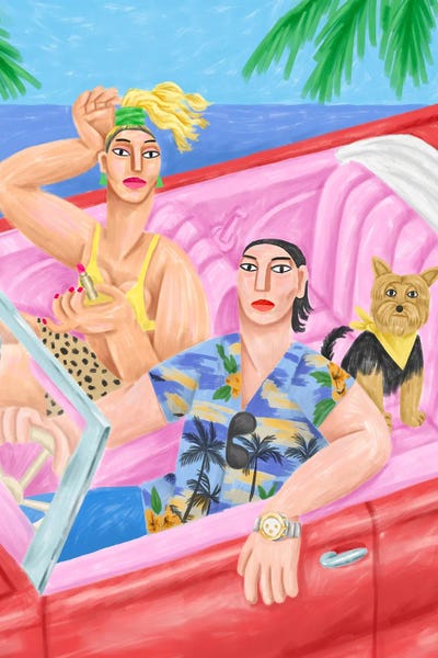 Terriers: The Class In Palavas by Cépé