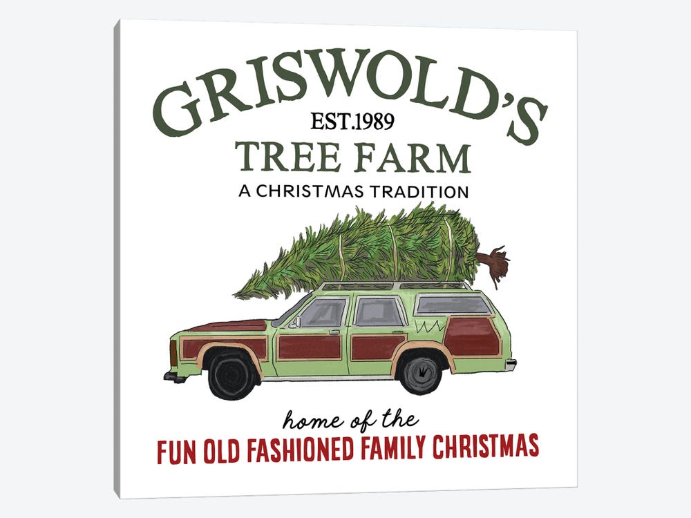 Griswold's Tree Farm by Ephrazy Graphics 1-piece Canvas Art Print