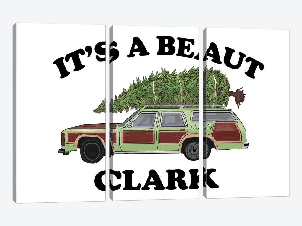 It's A Beaut, Clark by Ephrazy Graphics 3-piece Canvas Artwork