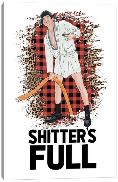 Shitter's Full Canvas Art Print - Holiday Movies