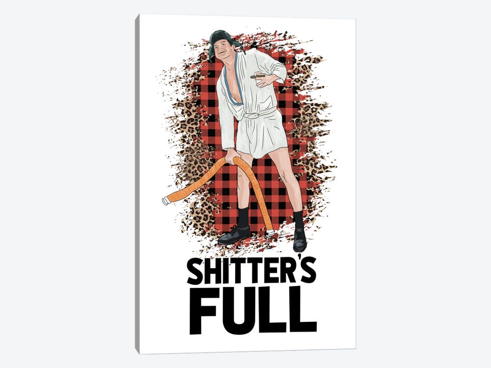 Shitter's Full by Ephrazy Graphics 1-piece Canvas Art