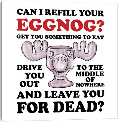 Eggnog Canvas Art Print - Ephrazy Graphics