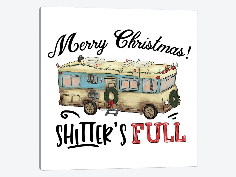 Christmas Vacation Bus II by Ephrazy Graphics 1-piece Canvas Art Print