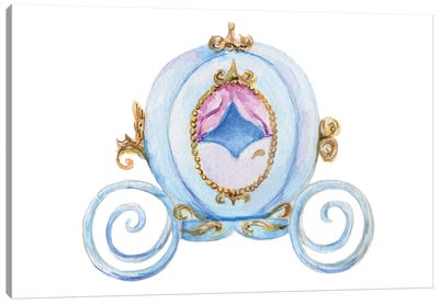 Cinderella Carriage Canvas Art Print - Royalty