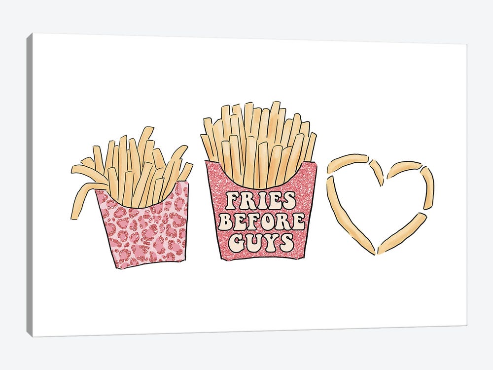Fries Before Guys by Ephrazy Graphics 1-piece Canvas Art