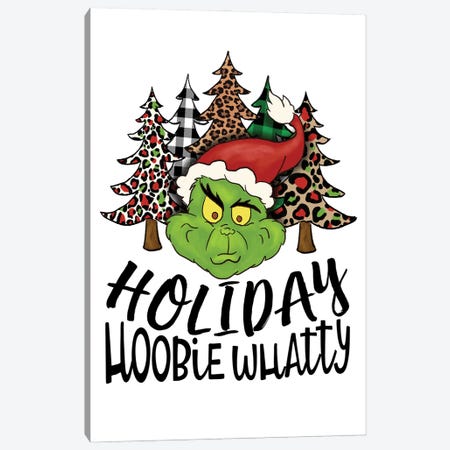 Holiday Hoobie Whatty Canvas Print #EPG146} by Ephrazy Graphics Canvas Print