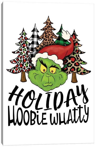 Holiday Hoobie Whatty Canvas Art Print - Ephrazy Graphics
