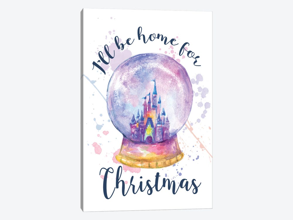 I'll Be Home For Christmas by Ephrazy Graphics 1-piece Canvas Print