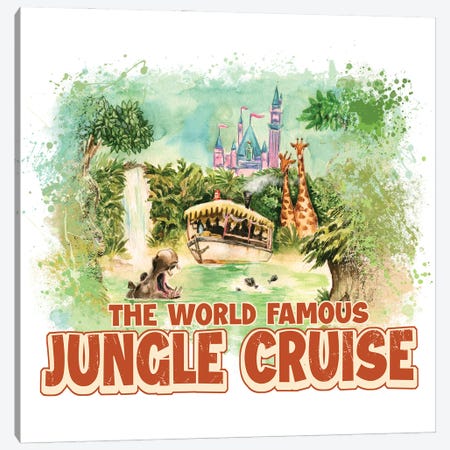 Jungle Cruise Canvas Print #EPG179} by Ephrazy Graphics Canvas Art Print